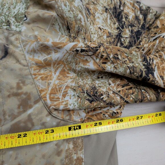 Cabela's Shirt Mens XL Camo Zonz Western Long Sleeve Hunting Zip Pocket - Picture 7 of 11